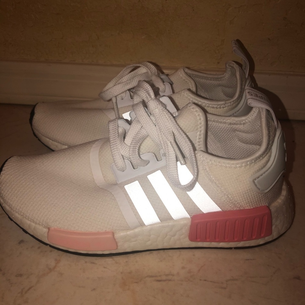 Adidas NMD R1 White Pink Rose Women’s Shoes